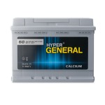 İthal General 60 AH Amper Akü Avrupa / Tam Kapali - OEM GNRL-60