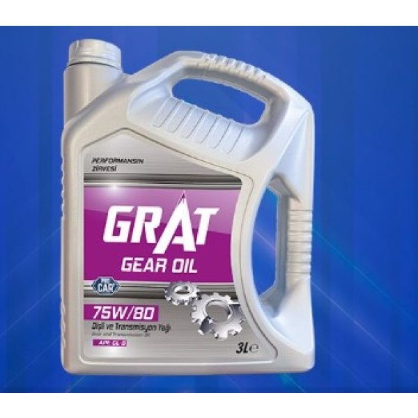 İthal Şanzıman Parçası - VE Dişli Yaği 75w80 Tam Sentetik 3 Litre Grat - OEM GRT-675813