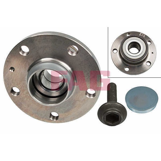 HERI Poryali Rulman Arka 5 Delik (32 MM) Volkswagen Golf 5 2003-2006 / A3 2003> Volkswagen Golf 6 2009> Volkswagen Caddy 3-4 / Seat / Skoda Absli - Kod HR020437K - OEM 1T0598611A ürün görseli