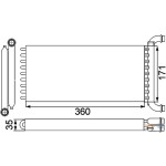 WAGEN Kalorifer Radyatörü Brazing Volkswagen Crafter 2006-2011 - Kod HRD-VW010B - OEM 2E0819071C