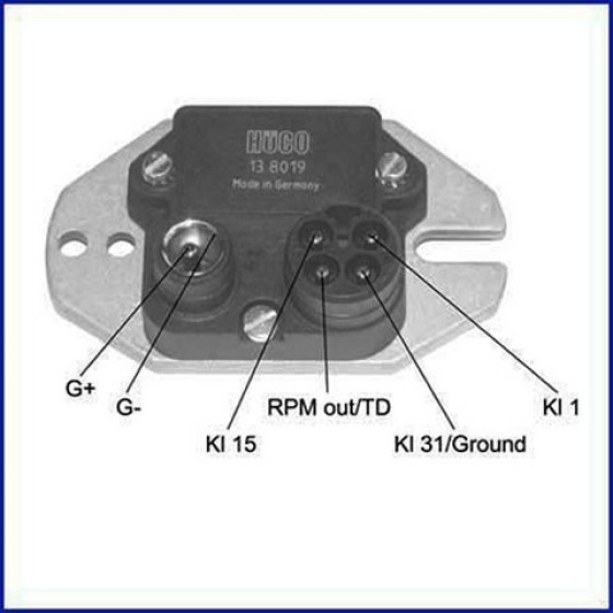 HUCO Ateşleme Modülü 102 - Kod HUC138019 - OEM A0035454032 ürün görseli