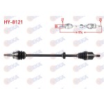 Teknorot Komple Aks Sag ON Uzunluk 974mm Hyundai Sonata IV 2.0 16V 1998-2004 - Kod HY-8121 - OEM 4950038362
