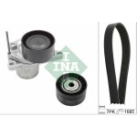 INA V Kayiş Gergi Seti 7pk 1685 Kayis+rulman+gergi Kütügü Vito 447 / Megan Iii-iv / Trafic Iii / Vito 447 622 626 - A622 - Kod INA529024610 - OEM A6992000300-A622993019611720-00Q3N-A6229930296