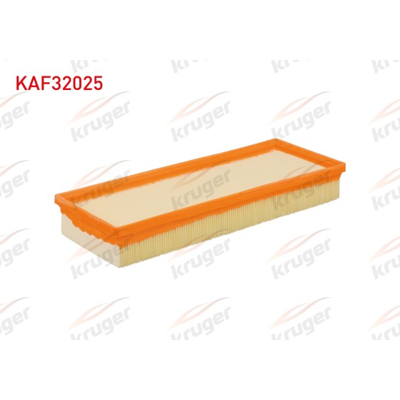 KRUGER Hava Filtre Opel Crossland X 1.2 2017- / Opel Corsa F 1.2 2019- / Opel Grandland X 1.2 2017- / Citroen Berlingo 1.2 Puretech 2016- / Citroen C3 Aircross 1.2 Puretech - Kod KAF32025 - OEM 3639109 ürün görseli