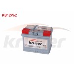 KRUGER Akü 12V 62 Amper 60 Amper Akü Akümülatör - OEM KB12V62