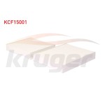 KRUGER Polen Filtre Posetli Citroen C3 II / Citroen C4 Cactus / Berlingo / Peugeot 207 / 208 / 2008 / Peugeot Partner 2009-2016 - Kod KCF15001 - OEM 1609428080