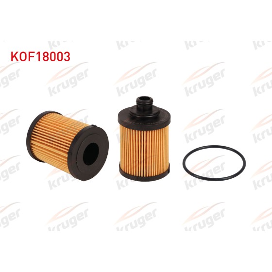 KRUGER Yag Filtre Fiat Doblo / Fiat Albea / Fiat Linea / Fiat Fiorino / Opel Astra H / Opel Corsa C - D 1.3 CDTI 1.3 JTD 2001-2010 - Kod KOF18003 - OEM 4708750 ürün görseli