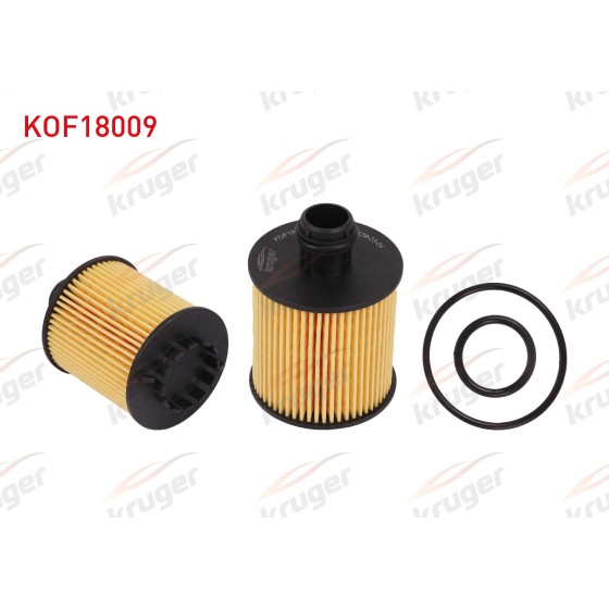 KRUGER Yag Filtre Fiat Egea 2015- / Fiat Doblo IV 2015- / Fiat Fiorino 2013- / 500l Euro 5 1.3 Mjt 2012 - Kod KOF18009 - OEM 55261437 ürün görseli