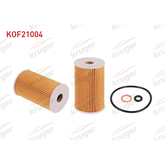 KRUGER Yag Filtre Hyundai Accent Blue / Hyundai Elantra / Hyundai I20 / Hyundai I30 / Kia Ceed / Kia Rio 1.4 CRDI 1.5 CRDI 1.6 CRDI 2012 - Kod KOF21004 - OEM 26320-2A500 ürün görseli