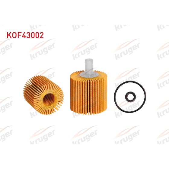 KRUGER Yag Filtre Toyota Auris / Toyota Corolla 1.4 D-4d 2012 - Kod KOF43002 - OEM 04152-31090 ürün görseli
