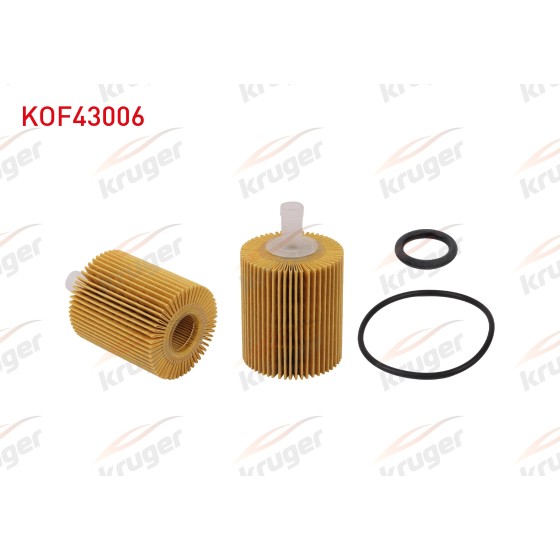 KRUGER Yag Filtre Toyota Auris / Toyota Avensis 2.2 D-4d 2.0 D-4d 2007-2012 - Kod KOF43006 - OEM 04151-31060 ürün görseli