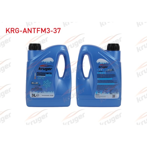 KRUGER Antifriz Mavi Organik 3 Litre (-37 Derece) - Kod KRG-ANTFM3-37 ürün görseli