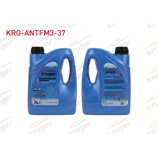 KRUGER Antifriz Mavi Organik 3 Litre (-37 Derece) - Kod KRG-ANTFM3-37