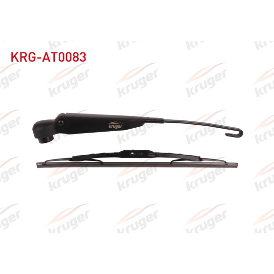 KRUGER Silecek - Seti Arka (Kol+supurge) 400mm Fiat Doblo / Opel Combo D Tek Kapi 2012- / Volkswagen Caddy 2004-2010 / Ford Tourneo Ford Custom (V362) 2015 - Kod KRG-AT0083 - OEM 1273391 ürün görseli