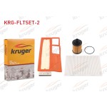 KRUGER Filtre Seti (Hava+yag+polen) Sungerli Borulu Fiat Doblo / Fiat Albea / Fiat Linea / Fiat Fiorino 1.3 JTD 2001-2010 - Kod KRG-FLTSET-2 - OEM 0003897992