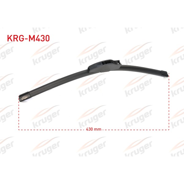 KRUGER Silecek - Supurgesi Muz Tipi 430mm Universal - OEM KRG-M430