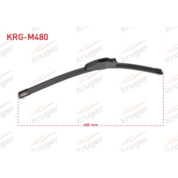 KRUGER Silecek - Supurgesi Muz Tipi 480mm Universal - OEM KRG-M480