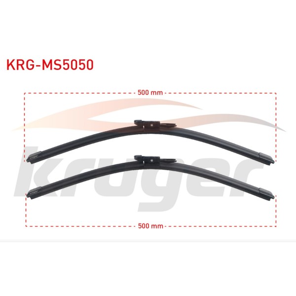 KRUGER Silecek - Bmw Arac Bazli Silecek Seti 1 Serisi E81 / E87 2004-2011 / Mini Coupe R58 2011 - Kod KRG-MS5050 - OEM 61610420549