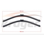 KRUGER Silecek - Arac Bazli Silecek Seti Skoda Fabia (5j2) / Skoda Roomster (5j7) - Kod KRG-MS5353B - OEM 5J1998001