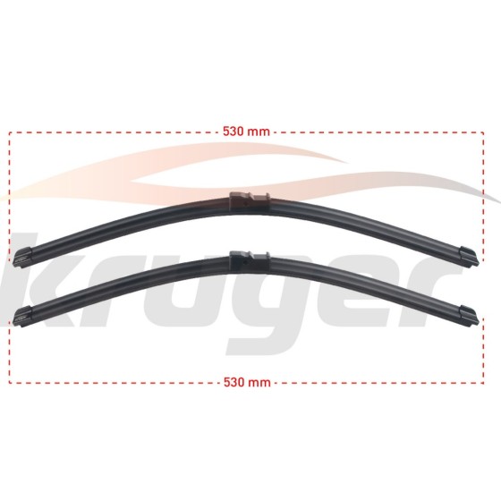 KRUGER Silecek - Arac Bazli Silecek Seti Volkswagen Jetta (1k2) / Skoda Octavia (1z3) / Audi A3 Sportback (8pa) - Kod KRG-MS6048A - OEM 1K1955425 ürün görseli