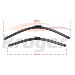 KRUGER Silecek - Arac Bazli Silecek Seti Land Rover Range Rover Evoque (LV, L538) / Volkswagen Tiguan - Kod KRG-MS6053A - OEM LR078306