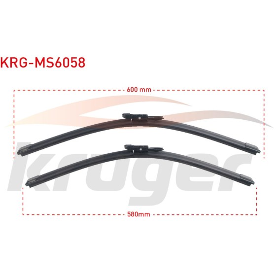 KRUGER Silecek - Bmw Arac Bazli Silecek Seti Serisi 5 (E60) / Serisi 6 (E63) - Kod KRG-MS6058 - OEM 61610431438 ürün görseli