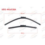 KRUGER Silecek - Arac Bazli Silecek Seti Fiat Linea / Fiat Punto (199) / Fiat 500l (199, Cfa) / Opel Corsa (D / E) / Ford Fiesta Vii -8 / Alfa Romeo Romeo Alfa Romeo Mito -955 - Kod KRG-MS6538A - OEM 1340685080