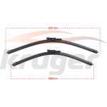 KRUGER Silecek - Arac Bazli Silecek Seti Mercedes-benz Serisi A -169 / Serisi B -245 / Mercedes-benz Vaneo -414 - Kod KRG-MS6558 - OEM A1698200145