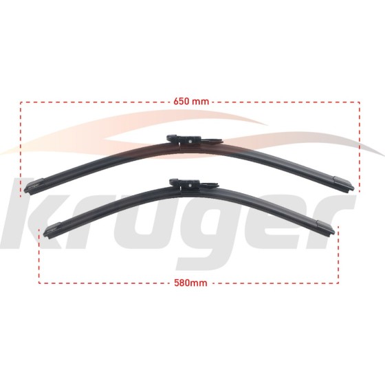 KRUGER Silecek - Arac Bazli Silecek Seti Mercedes-benz Serisi A -169 / Serisi B -245 / Mercedes-benz Vaneo -414 - Kod KRG-MS6558 - OEM A1698200145 ürün görseli