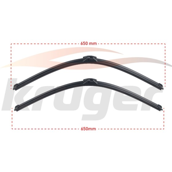 KRUGER Silecek - Arac Bazli Silecek Seti Mercedes-benz Serisi E W211 / Serisi Cls -219 / Serisi Slr -199 - Kod KRG-MS6565C - OEM A2208201545 ürün görseli