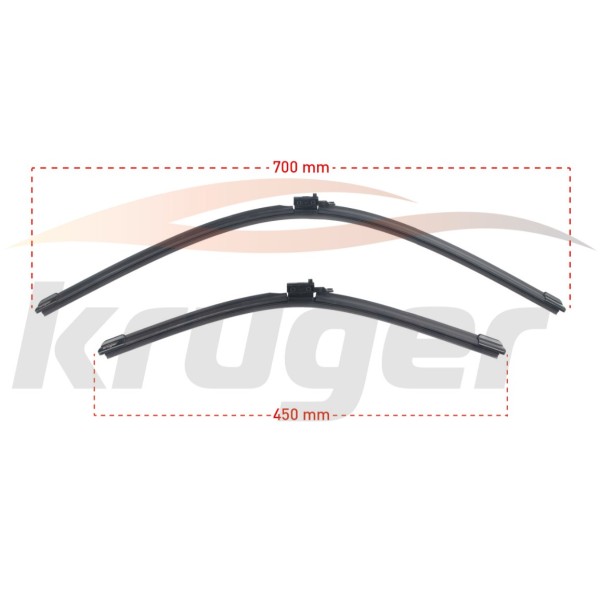 KRUGER Silecek - Arac Bazli Silecek Seti Mercedes-benz Vito W447 - Kod KRG-MS7045 - OEM A4478205400