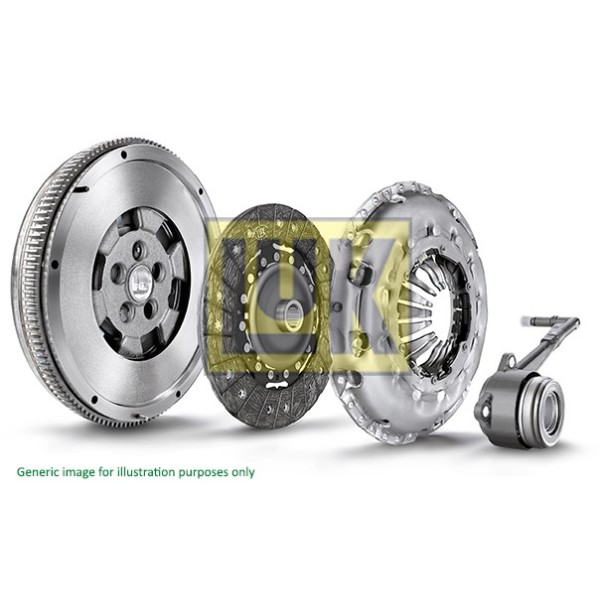 LUK Debriyaj Seti - Volantli Debriyaj Seti Hidrolik Bilyali Golf5-golf6-a3-volkswagen Jetta-volkswagen Passat-volkswagen Tiguan Bkd-cbaa-cffa-cbab-cffb-bkp 2, 0 Audi TDI 05-11 - Kod LUK600001700 - OEM 03G105266BN