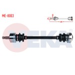 VEKA Komple Aks Sol-sag Arka Mercedes-benz E Serisi (W124) E 200 D Uzunluk 665mm 1993-1995 - Kod ME-8003 - OEM 1243502910