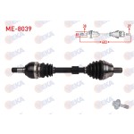 VEKA Komple Aks Sol ON Uzunluk 603mm Mercedes-benz Cla (C118) Mercedes-benz Cla 180 - Mercedes-benz Cla 200 2019 - Kod ME-8039 - OEM 1773302801