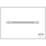 MEYLE Ön Fren Hortumu - 360 MM 123 - Kod MEY0140420001 - OEM A1234280235