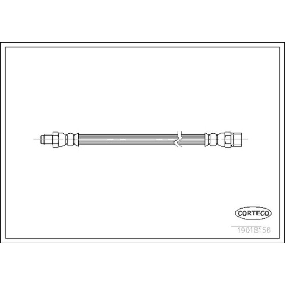 MEYLE Ön Fren Hortumu - 360 MM 123 - Kod MEY0140420001 - OEM A1234280235 ürün görseli