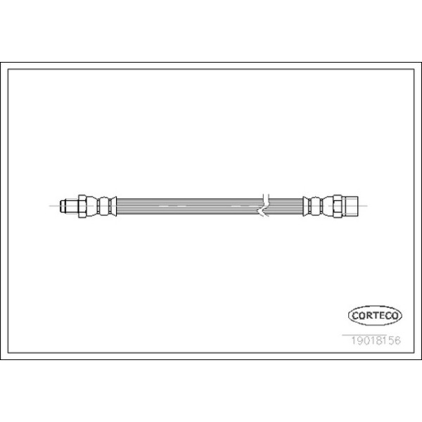 MEYLE Ön Fren Hortumu - 360 MM 123 - Kod MEY0140420001 - OEM A1234280235