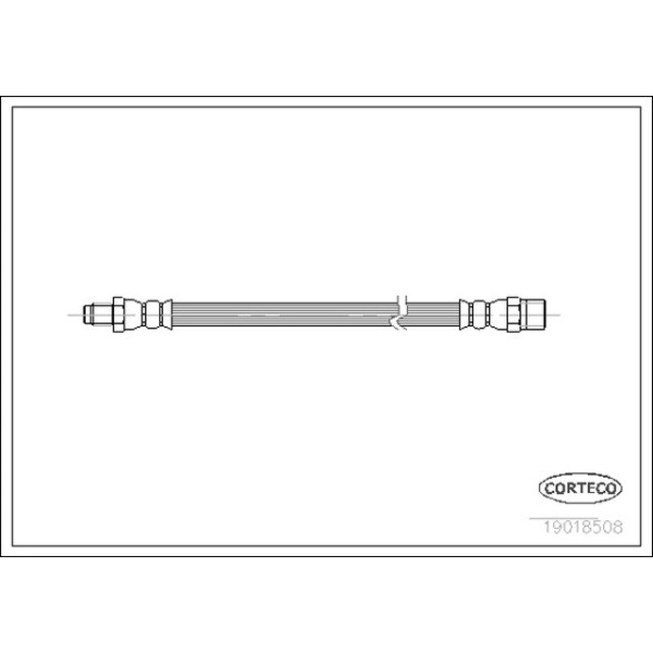 MEYLE Ön Fren Hortumu - 420 MM - Kod MEY0140420007 - OEM A1234280535