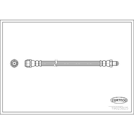 MEYLE Arka Fren Hortumu - 280 MM - Kod MEY0140420009 - OEM A1714280035 ürün görseli
