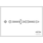MEYLE Ön Fren Hortumu - 505 MM - Kod MEY0140420012 - OEM A2024200148
