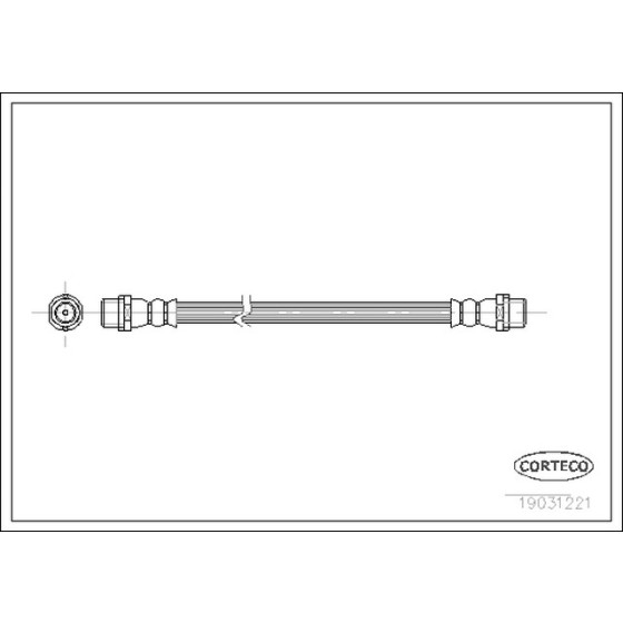 MEYLE Arka Fren Hortumu - 235 MM Mercedes-benz Sprinter - Kod MEY0140420025 - OEM A9044280435 ürün görseli
