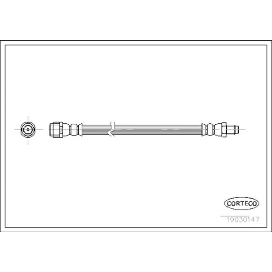 MEYLE Arka Fren Hortumu - 230 MM - Kod MEY0145250001 - OEM A1684280635 ürün görseli