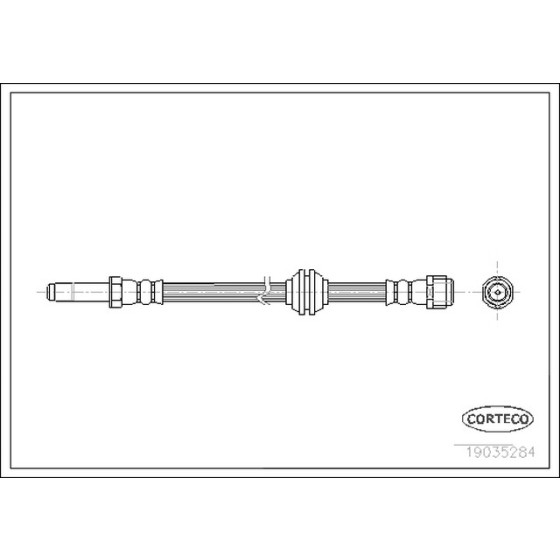 MEYLE Ön Fren Hortumu - 498 MM 639 - Kod MEY0145250003 - OEM A6394280835 ürün görseli