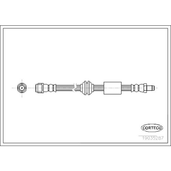 MEYLE Ön Fren Hortumu - 570 MM 164 - Kod MEY0145250010 - OEM A1644200448 ürün görseli
