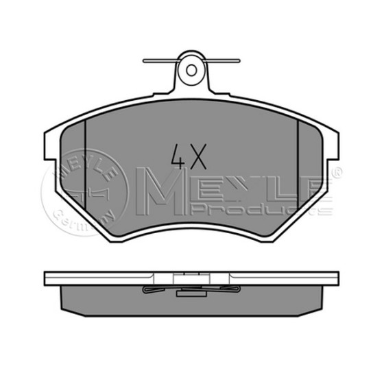 MEYLE Fren Balatası - Ön-fişsiz Aft-1y Volkswagen Polo Classic - Volkswagen Caddy 2 1.6-1.9tdi - Kod MEY0252016816 - OEM 1HM698151A ürün görseli