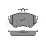 MEYLE Fren Balatası - Ön-fişsiz Abf Volkswagen Golf 3 Gti 2.0 - Kod MEY0252016819 - OEM 357698151F