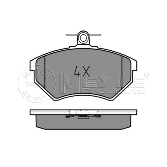 MEYLE Fren Balatası - Ön-fişsiz Abf Volkswagen Golf 3 Gti 2.0 - Kod MEY0252016819 - OEM 357698151F ürün görseli