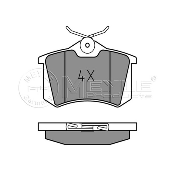 MEYLE Fren Balatası - Arka-fişsiz Akl-agr-aeb-afn-blf-bse Volkswagen Golf 4 - Volkswagen Golf 5 - Volkswagen Passat 4 1.6-1.6tdi-1.8t-1.9tdi - Kod MEY0252096117 - OEM 8E0698451A ürün görseli