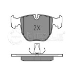 MEYLE Ön Fren Balatası - 740 E38-53 - Kod MEY0252148619 - OEM 34116761252