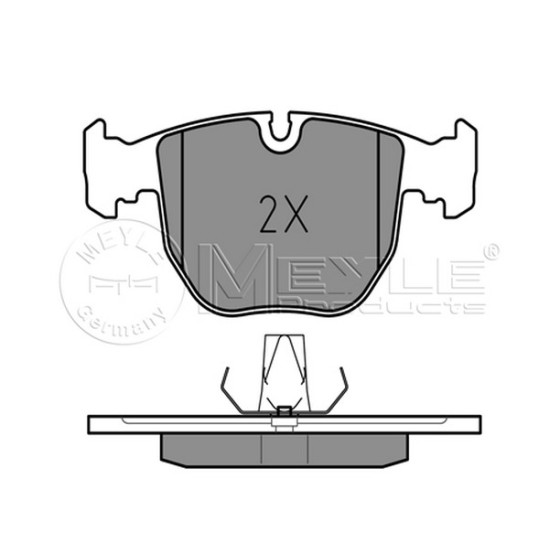 MEYLE Ön Fren Balatası - 740 E38-53 - Kod MEY0252148619 - OEM 34116761252 ürün görseli